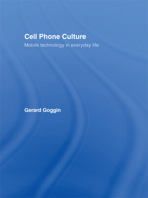 cover image of Cell Phone Culture